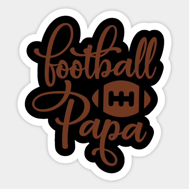 Football Family Football Papa Sticker by StacysCellar